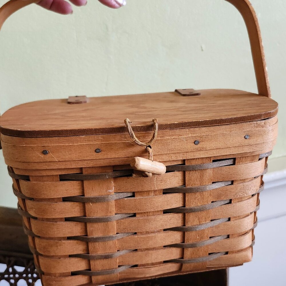 Vintage Small basket handbag Longaberger